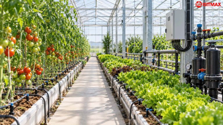 Greenhouse Irrigation System Design: Drip Irrigation, Water Management and Automation